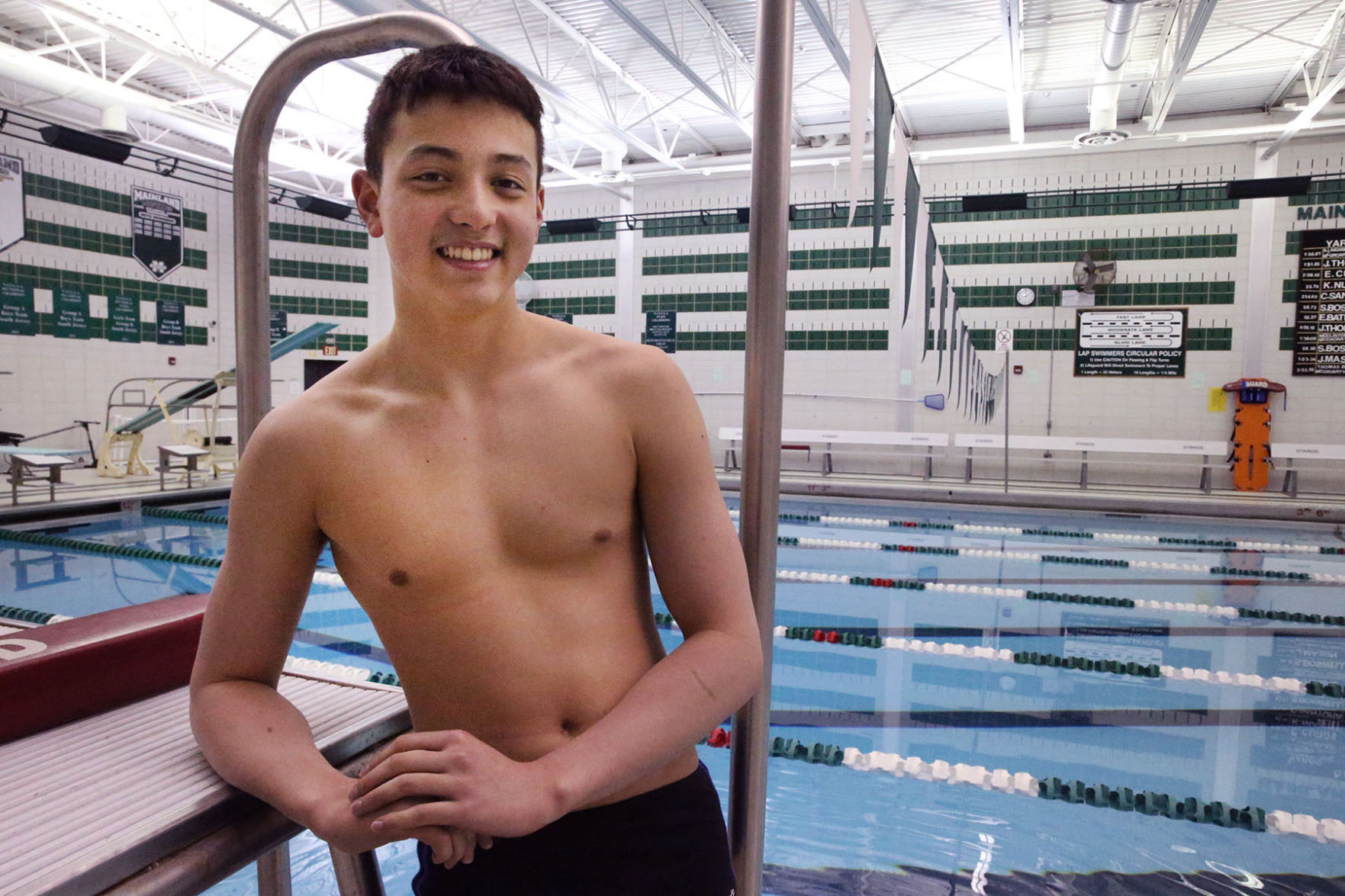 Boys swimmer of the year: Destin Lasco, Mainland Regional